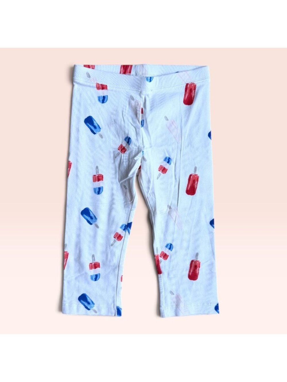 Old Navy Girls Patriotic Popsicle Print Leggings Size 4T